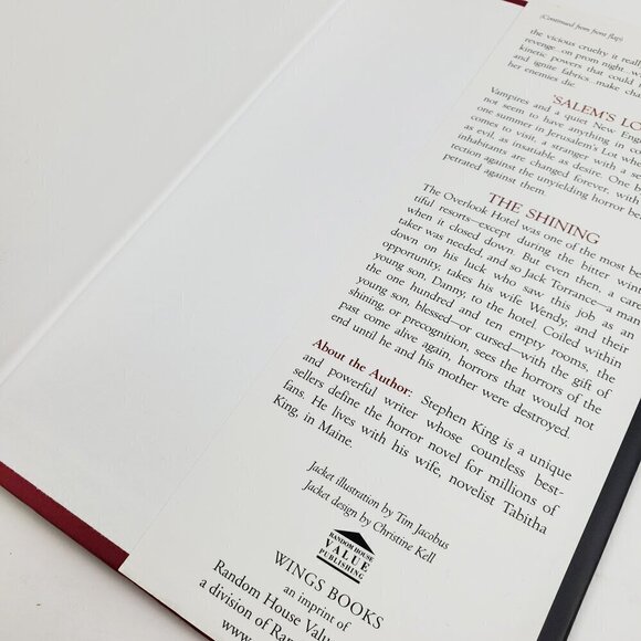 Stephen King Three Complete Novels Book Carrie Salem's Lot Shining HCDJ 2002 - Picture 9 of 10